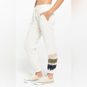 Z Supply Selene Stripe Tie Dye Joggers XS